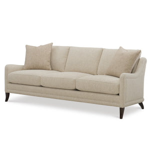 Halsted Sofa in Conrad Cane Crypton by Wesley Hall - front view