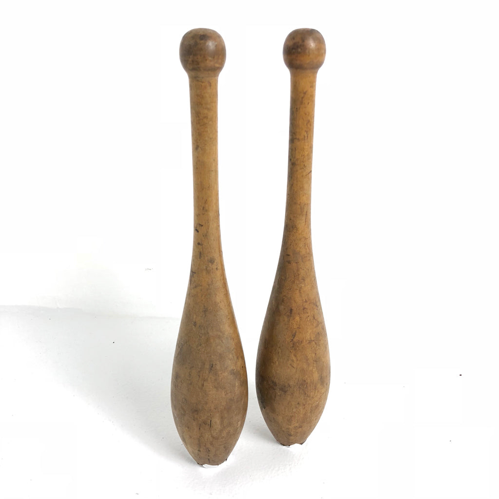 Antique Wooden Indian Clubs c1900 – English Traditions