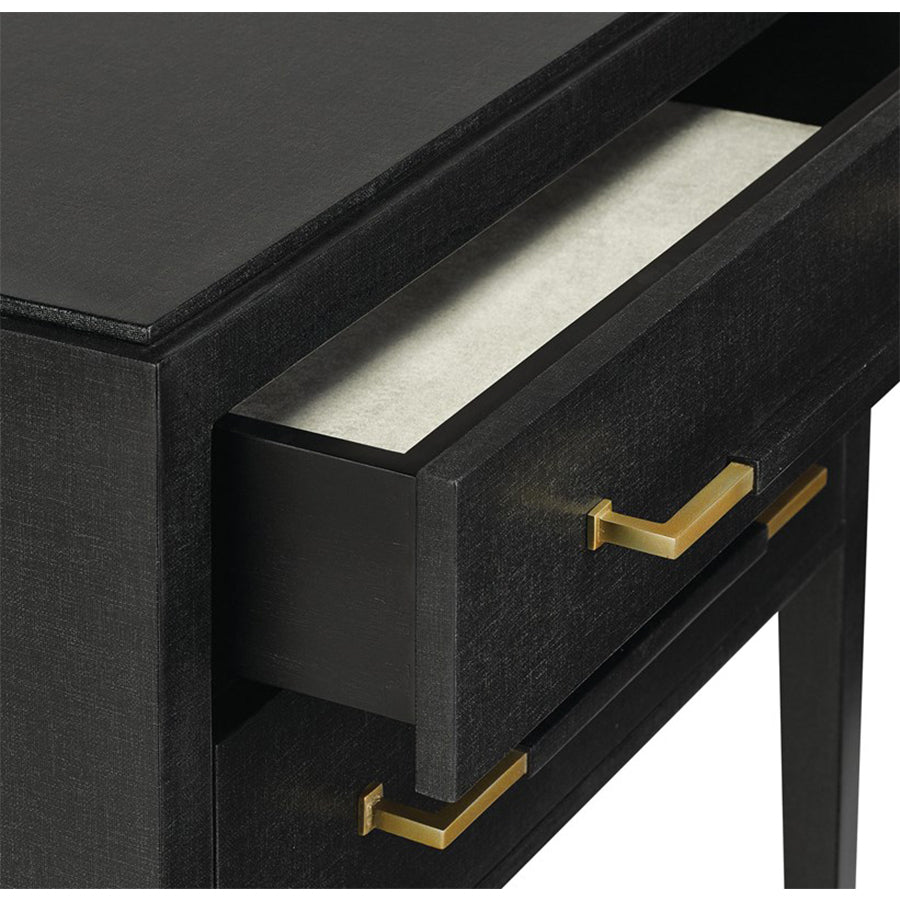 Verona Black Nightstand