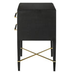 Verona Black Nightstand